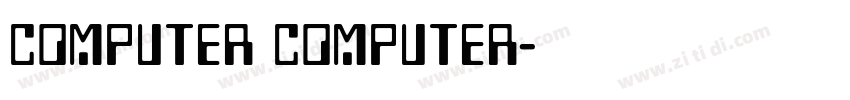 computer computer字体转换